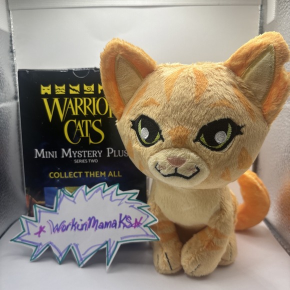 Warrior Cats Other - Sandstorm Warrior Cats Mini Mystery Plush Series Two Cat Stuffed Animal